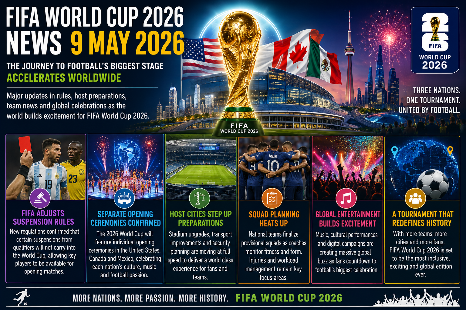FIFA World Cup 2026 Moves Into a New Era of Global Celebration and Competition